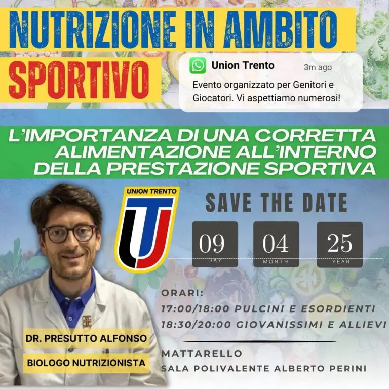 Grande successo per il nostro nutrizionista Alfonso Presutto